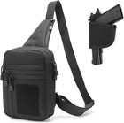 Tactical Gun Bag Pistol Holster Concealed Carry Chest Crossbody Pack Handgun Bag