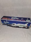 1999 Hess Toy Truck And Space Shuttle With Satellite