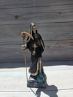 Santa Muerte Color Black Size 10  Fully Loaded - Money - Bendesida - Tapa Boca 