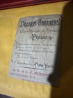 Vintage Advertising Trade Card Decker Brothers Piano