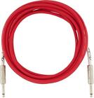 Fender Original Series Electric Guitar bass Instrument Cable  15  Ft  Fiesta Red