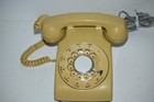 Vintage Rotary Desk Phone Gold Yellow Stromberg Carlson New Old Stock