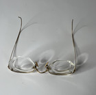 Shuron 1 10 - 12k Gold Filled Gf Eyeglasses Hexagon Curve Top Rimless Vintage