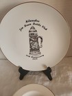 2 Pc ashtray   Plate Commemorating 10th Anniversary Milwaukee Jim Beam Club 1979
