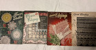 Vintage Star Books-flower Doilies  Flower Edgings  Handkerchief   Irish Beauties