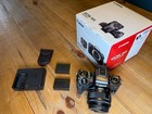 Canon Eos M5 Camera Bundle W  15-45   11-22   22mm Lenses  2 Batteries  Remote