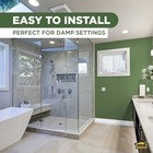 Zoro Select 2rrx3 Wall Base Molding  Pvc Vinyl  White  720 In L  4 In H