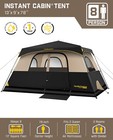 Fanttikoutdoor Camping Tent 8 Person Instant Cabin Tent Setup In 60 Seconds