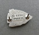 Eagle Flying Arrow Head Native Pewter Enamel Lapel Hat Pin Badge 1 Inch