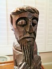 Carved Wood Religious Monk Statue figurine 14 
