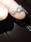 925 Silver  Rosary With Crucifix And Virgin Mary Medal 13 5  Neck 18  Total