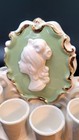 Vintage Flora  paradise  Cameo Lipstick Holder  made In Switzerland  1952  rare 