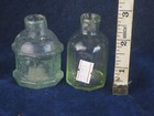 41821 Old Antique Vintage Glass Bottle Ink Well Fountain Pen Inkwell Pontil