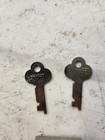 Vintage Corbin Metal Lock With 2 Keys - Cabinet Or Drawer Lock