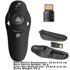 Wireless Presentation Clicker-2 4ghz Laserusb Control For Laptop mac ppt keynote