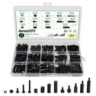 365pcs M2 5 Nylon Standoff Kit Hex Spacer Screw Nut Assortment For Pcb Raspberry