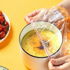 100pcs Food Cover Disposable Plastic Wrap Elastic Food Covers For Fruit Bowl Cup