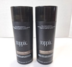  Toppik Hair Building Fibers Medium Brown 1 94 Oz  Giant Size Unopened  2 Pack