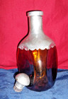 Haig   Haig Scotch Pinch Empty Decanter Bottle With Hammered Pewter Accent Top