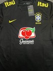 Brazil Cbf National Team Soccer Jersey Black yellow Size L