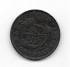 1854 Bank Of Upper Canada Half Penny Token Coin