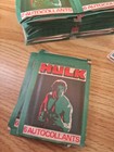 L incroyable Hulk Age Stickers 1981 Incredible Hulk Box pack And Loose Stickers