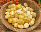 Orange Calcite Tumbled Stones  Reiki Crystals  Healing Pocket Chakra Gemstones