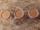 New Tupperware Lot Of 3 Mini Snack Cups  2-oz Capacity