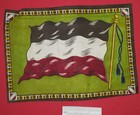 C1914 Large Germany Flannel Flag B5 Tobacco Insert Cigarette Felt Vintage