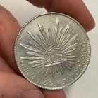 Mexico - 1892 Moam Large Silver 8 Reales - Very Nice