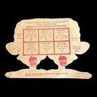 Vintage Chicken Delight Ventura Ca Die-cut Menu 1950s 60s Fast Food Ephemera