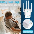2025 Wifi Extender Signal Booster For Home - 1200mbps Dual Band  Covers 12880   