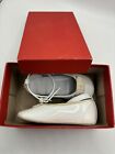Vintage Buster Brown Mary Jane White Baby Doll Shoes Size 3 Box Toddler Child