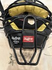 Rawlings Pwmx Umpire   s Mask Black tan Padded