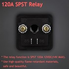 Hamolar 2 Pack 12v 200 Amp Continuous Duty Relay Switch Car Starter 200a 