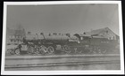Vintage Black   White Erie Railroad Steam Locomotive Photo 8x5 Vollrath