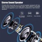 Wired Computer Speakers Soundbar 2 0 Stereo Bass Sound Usb For Desktop Pc Laptop