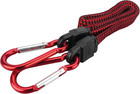 36 Inch Flat Bungee Cord With Carabiner Hook Heavy Duty Cargo Tie Down Elastic
