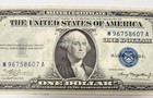 1935a  1 One Dollar Bill Blue Seal Silver Certificate     Unc Clean Crisp Note