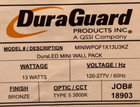 Duraguard Led Bronze Outdoor Mini Wall Pack Light 120-277v 13w 3000k 11 hx5 75 w