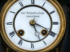 Antique Kenzkirch Vienna Carl Reinholdt Sohn Carlsruhe Minature Regulator Clock