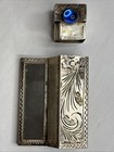 Vintage Italian 800 Silver Hand Engraved Lipstick Holder 28 16 Grams