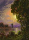 Oil Painting Original Florida Highwaymen Like Art Impressionist Sun Max Cole 5u7