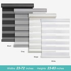 Horizontal Shade Window Blind Zebra Dual Roller Blinds Curtains easy To Install