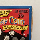 Vintage Carnival Game Of Chance Board