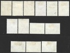 Gold Coast 1938-43 Kgvi Pictorial Definitive Set  Sg 120a 132 Used Cat   70 
