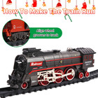 Premium Electric Christmas Train Tracks Set W  Lights Sound Kids Toy Around Tree