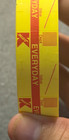 One Roll Kmart Store Yellow Everyday Price Gun Stickers Vintage Unused
