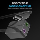 Usb To 3 5mm Audio Adapter  Usb Sound Card  24bit Auucma
