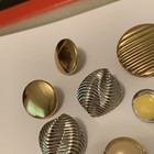 Lot Of 6 Vintage - Modern Costume Earrings Pierced Variety Enamel   Metal Etc